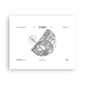 Affisch - Dubais anatomi - 50x40 cm