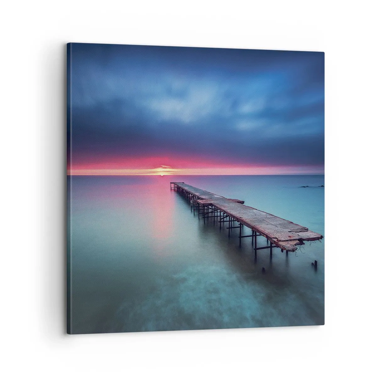 Canvastavla - Bild på duk - Mellan himlen och jorden - 60x60 cm