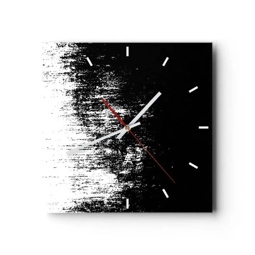 Väggklocka - Klocka på glas - Och vinnare är... - 30x30 cm