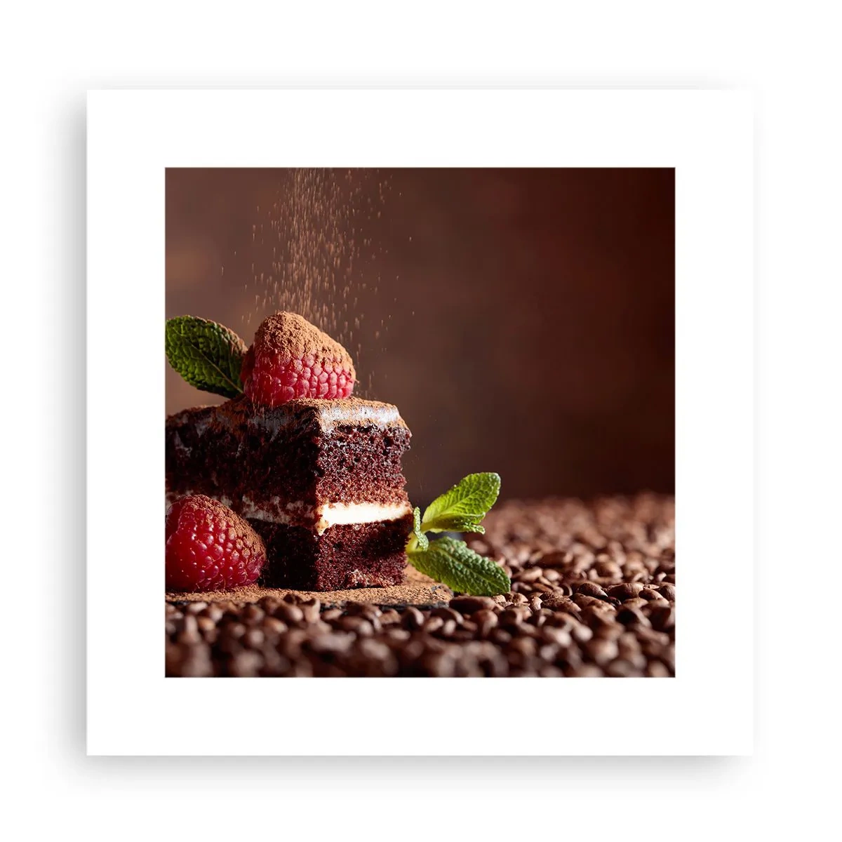 Affisch - Livet är ljuvt - 30x30 cm