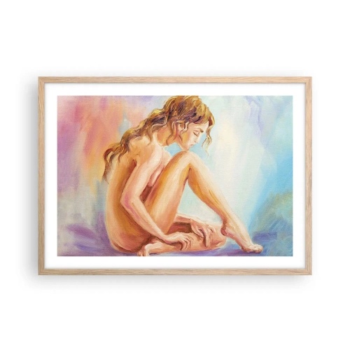 Affisch i ram av ljusek - Kärlekens akt - 70x50 cm