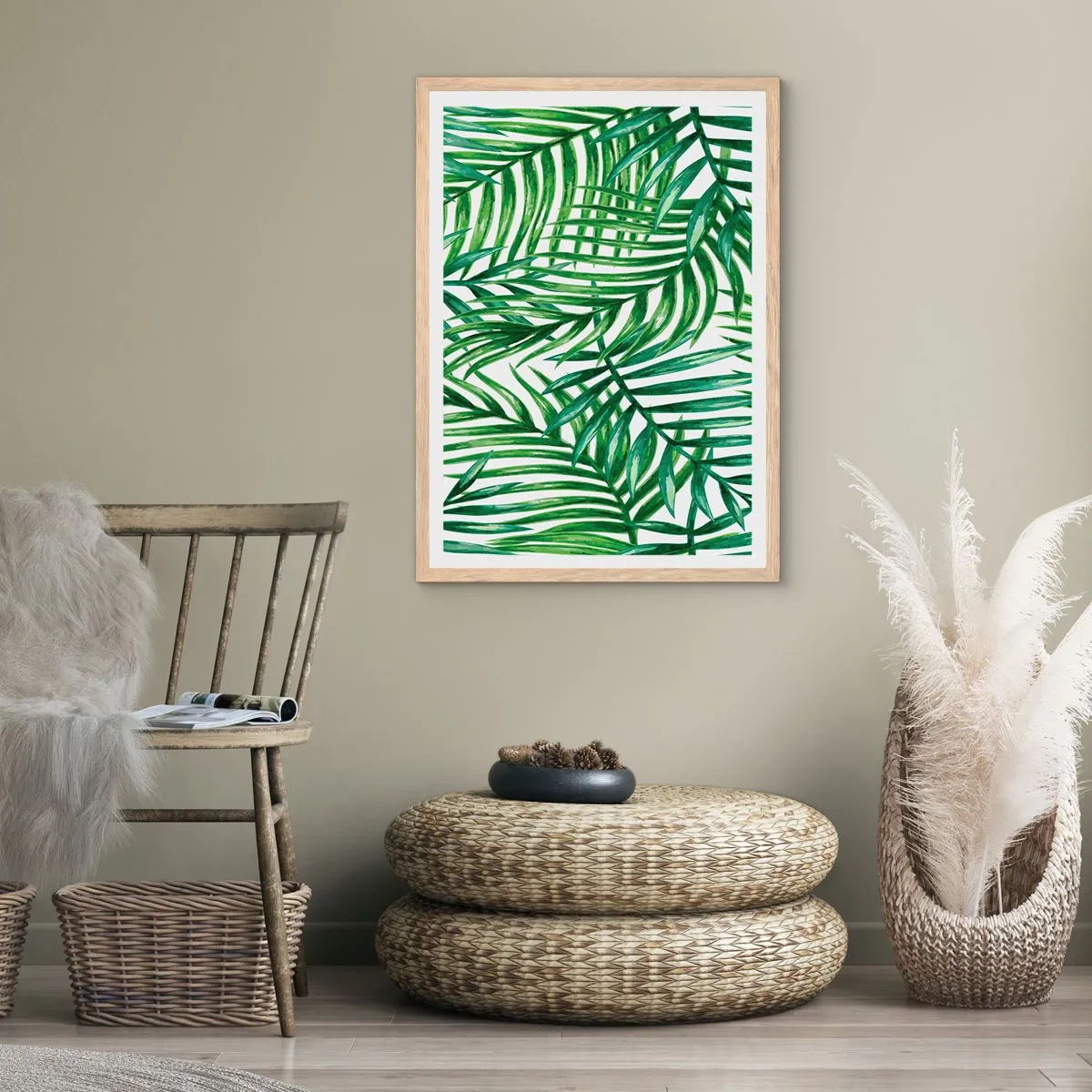 Affisch i ram av ljusek - Under gröna baldakinen - 70x100 cm