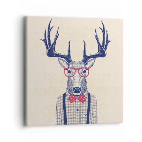 Canvastavla - Bild på duk - Rolig extravagans - 40x40 cm