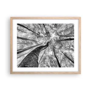 Affisch i ram av ljusek - Kapplöpning mot ljuset - 50x40 cm