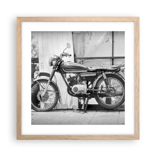 Affisch i ram av ljusek - Klassik framför allt - 40x40 cm