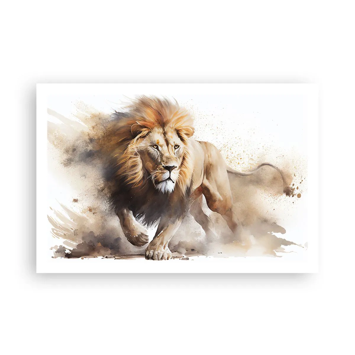 Affisch - Kungen har gett sig av - 91x61 cm