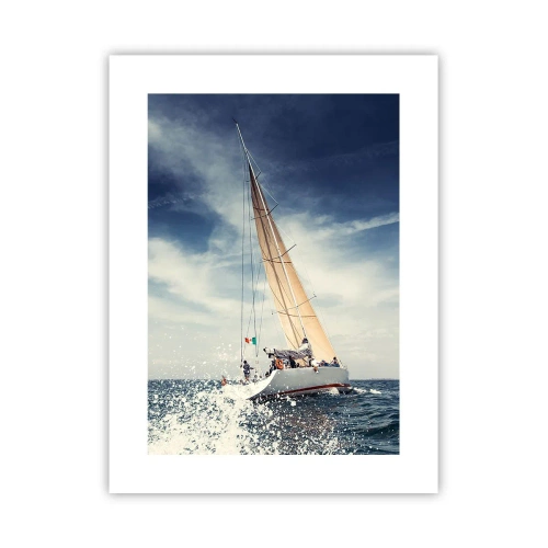 Affisch - De hinner inte ikapp oss! - 30x40 cm