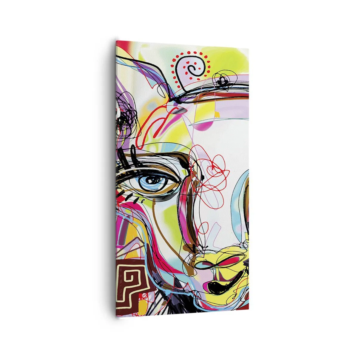 Canvastavla - Bild på duk - Kattnaturens rikedom - 65x120 cm