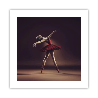 Affisch - Prima ballerina - 40x40 cm