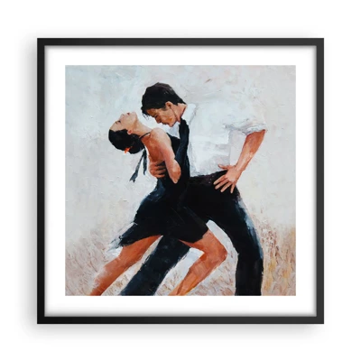 Affisch i svart ram - Mina drömmars tango - 50x50 cm