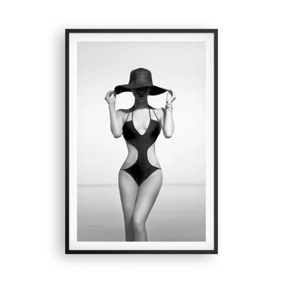 Affisch i svart ram - Mitt förnamn är: Elegans - 61x91 cm