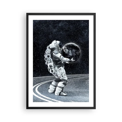 Affisch i svart ram - På Vintergatan - 50x70 cm