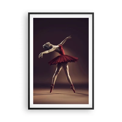 Affisch i svart ram - Prima ballerina - 61x91 cm