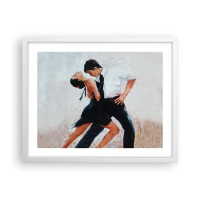 Affisch i vit ram - Mina drömmars tango - 50x40 cm