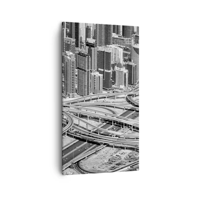Bild på duk - Dubai - en omöjlig stad - 45x80 cm