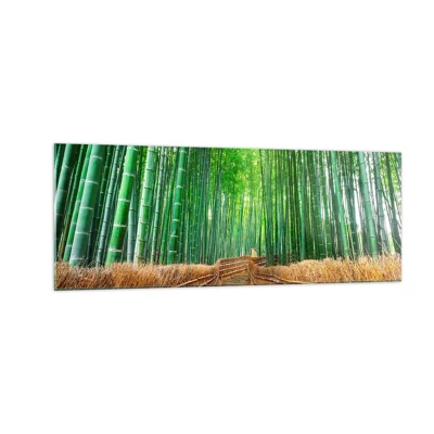 Bild på glas - Asiatiska kulturens essäns - 140x50 cm