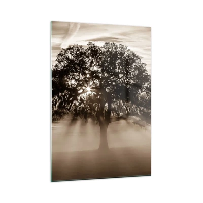 Bild på glas - Trädet för kunskap om endast gott  - 50x70 cm
