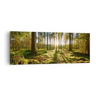 Canvastavla - Bild på duk - ...Bortom sjunde skogen - 140x50 cm