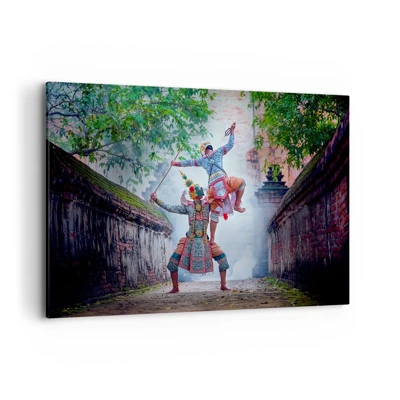 Canvastavla - Bild på duk - Dödligt vacker dans - 120x80 cm