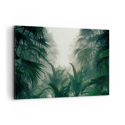 Canvastavla - Bild på duk - Tropisk hemlighet - 100x70 cm