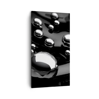 Canvastavla - Bild på duk - Ur svarta massan - 45x80 cm