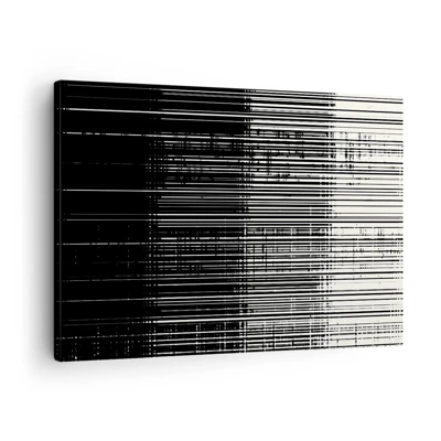 Canvastavla - Bild på duk - Vågor och vibrationer - 70x50 cm