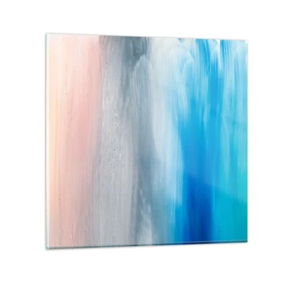 Glastavla - Bild på glas - Element: luft - 50x50 cm