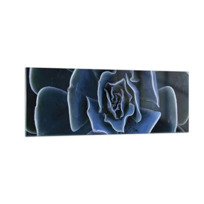 Glastavla - Bild på glas - Öknens blomma - 140x50 cm