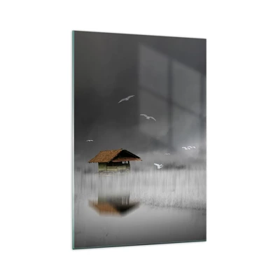 Glastavla - Bild på glas - Regnskydd - 70x100 cm