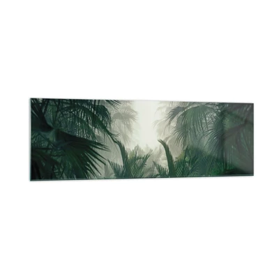 Glastavla - Bild på glas - Tropisk hemlighet - 160x50 cm