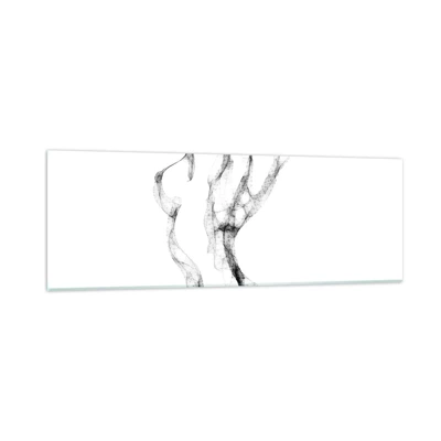 Glastavla - Bild på glas - Vacker och stark - 90x30 cm