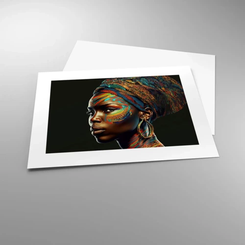 Affisch - Afrikansk drottning - 40x30 cm