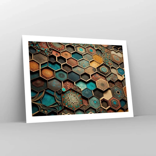 Affisch - Arabiska ornament - en variation - 70x50 cm