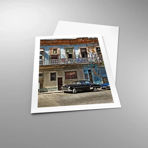 Affisch - Havana stämning - 50x70 cm