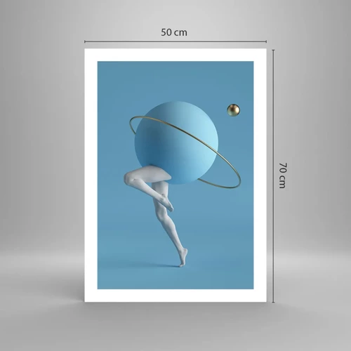 Affisch - Och planeterna blir galna - 50x70 cm