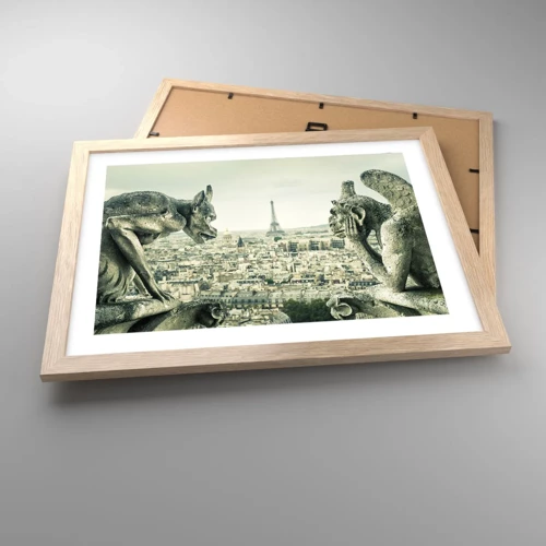Affisch i ram av ljusek - Ett samtal i Paris - 40x30 cm