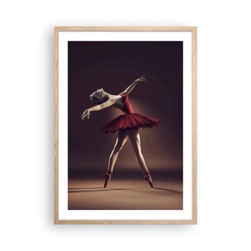 Affisch i ram av ljusek - Prima ballerina - 50x70 cm