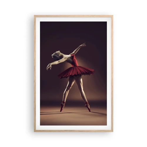 Affisch i ram av ljusek - Prima ballerina - 61x91 cm