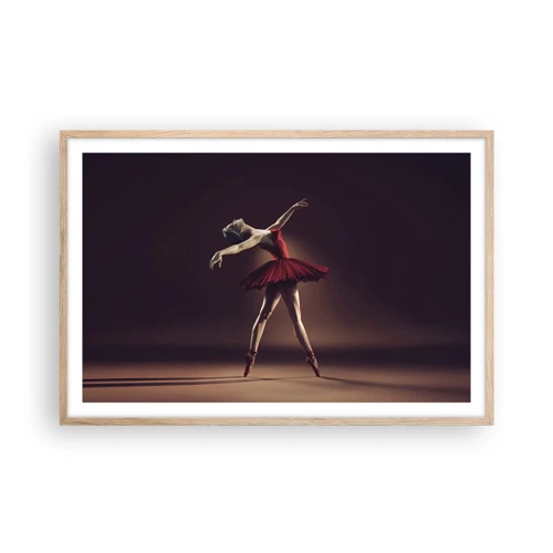 Affisch i ram av ljusek - Prima ballerina - 91x61 cm