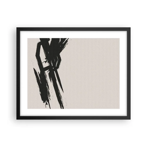 Affisch i svart ram - En ostoppbar rörelse - 50x40 cm