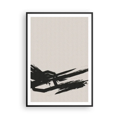 Affisch i svart ram - En ostoppbar rörelse - 70x100 cm