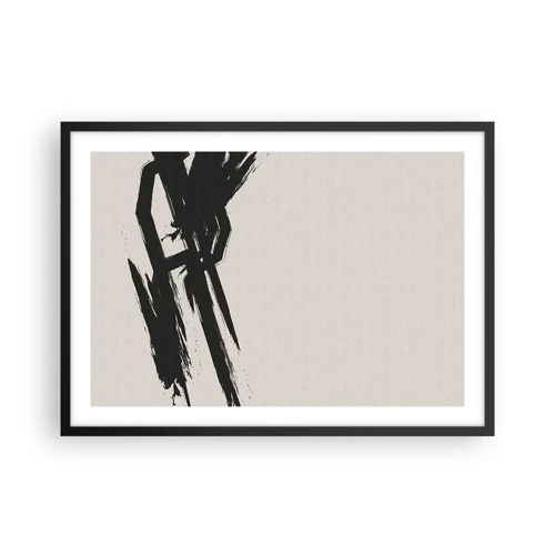 Affisch i svart ram - En ostoppbar rörelse - 70x50 cm