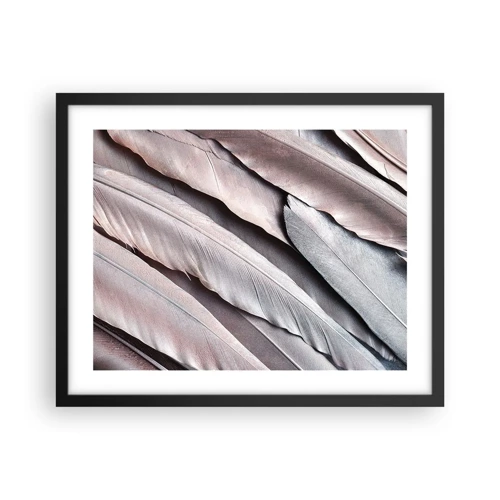 Affisch i svart ram - I rosa silver - 50x40 cm