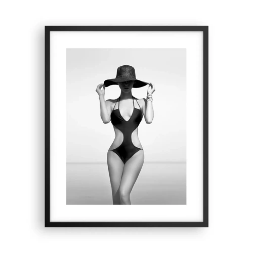 Affisch i svart ram - Mitt förnamn är: Elegans - 40x50 cm