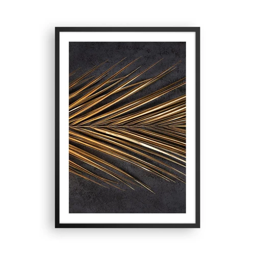 Affisch i svart ram - Tropikens guld - 50x70 cm