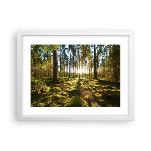 Affisch i vit ram - ...Bortom sjunde skogen - 40x30 cm