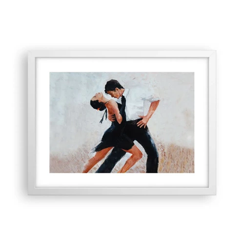 Affisch i vit ram - Mina drömmars tango - 40x30 cm