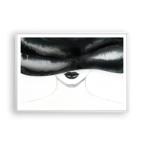 Affisch i vit ram - Sensuell hemlighet - 100x70 cm