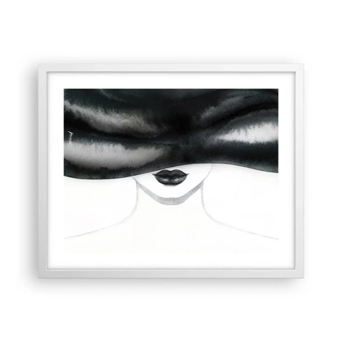 Affisch i vit ram - Sensuell hemlighet - 50x40 cm