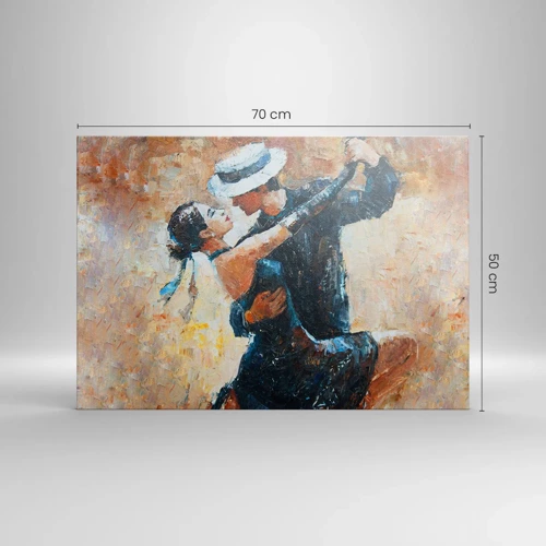 Canvastavla - Bild på duk - A la Rudolf Valentino - 70x50 cm